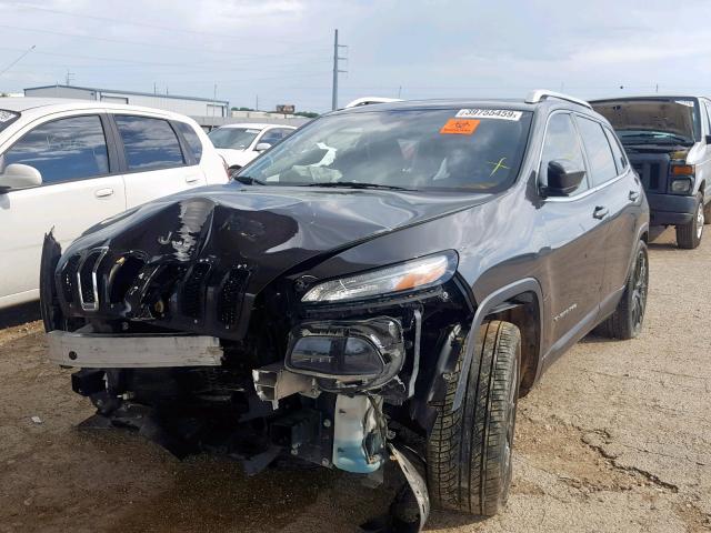 1C4PJLDSXEW256482 - 2014 JEEP CHEROKEE L GRAY photo 2