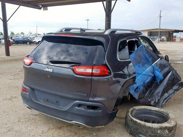 1C4PJLDSXEW256482 - 2014 JEEP CHEROKEE L GRAY photo 4