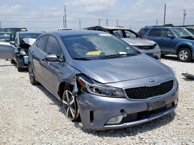 3KPFN4A83HE092537 - 2017 KIA FORTE EX GRAY photo 1