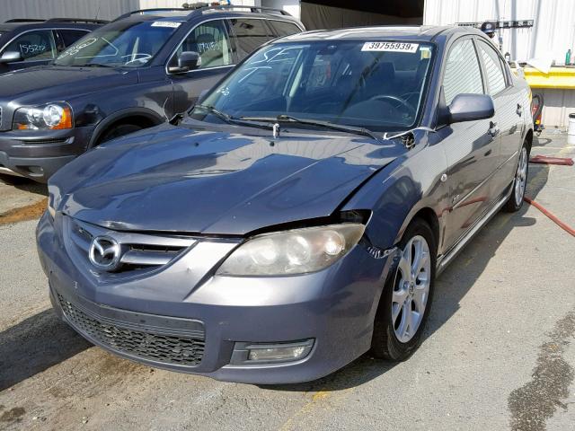 JM1BK323071648485 - 2007 MAZDA 3 S GRAY photo 2