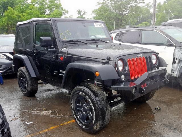 1C4AJWAG9HL748580 - 2017 JEEP WRANGLER S შავი ფოტო 1