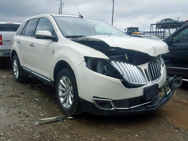 2LMDJ8JKXDBL60801 - 2013 LINCOLN MKX WHITE photo 1