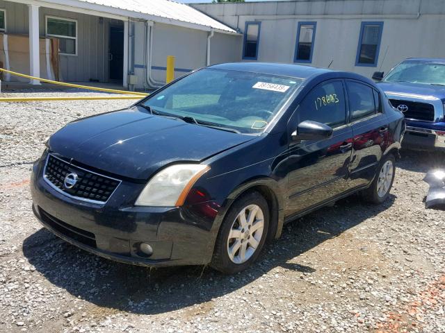 3N1AB61E88L615828 - 2008 NISSAN SENTRA 2.0 BLACK photo 2