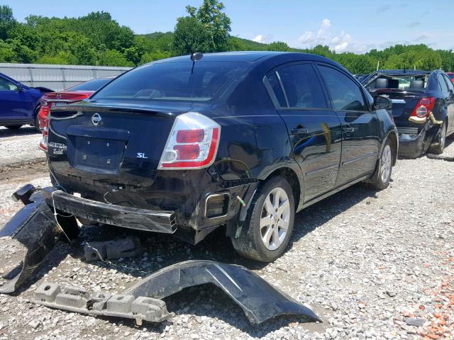 3N1AB61E88L615828 - 2008 NISSAN SENTRA 2.0 BLACK photo 4