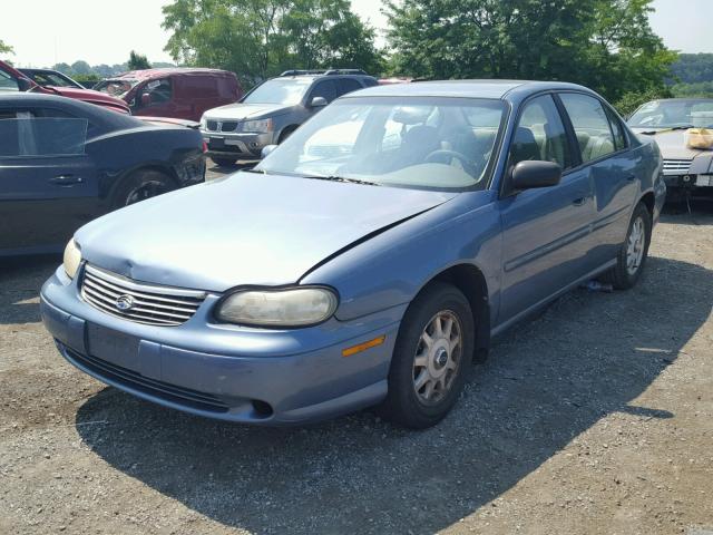 1G1ND52J8XY145711 - 1999 CHEVROLET MALIBU BLUE photo 2