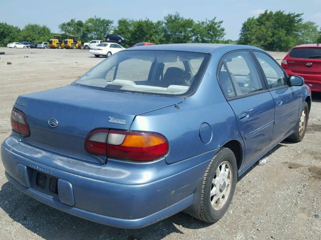 1G1ND52J8XY145711 - 1999 CHEVROLET MALIBU BLUE photo 4