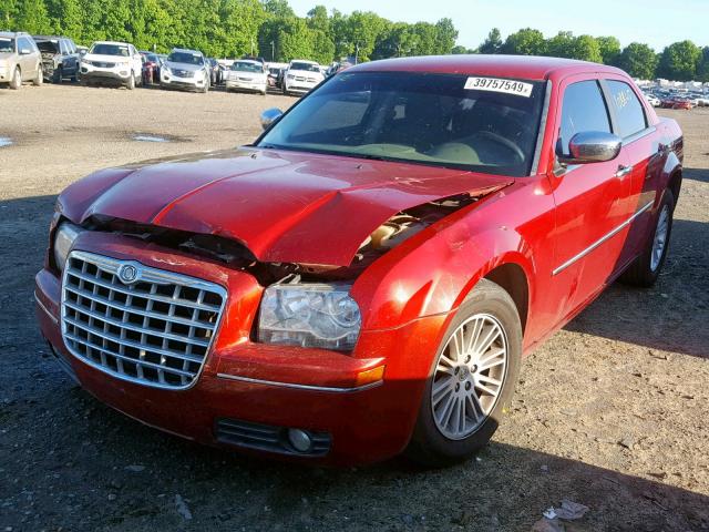 2C3CA4CDXAH266286 - 2010 CHRYSLER 300 TOURIN BURGUNDY photo 2