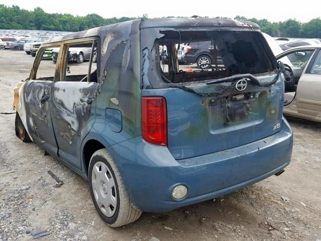 JTLKE50E791074370 - 2009 TOYOTA SCION XB 青色 照片 3