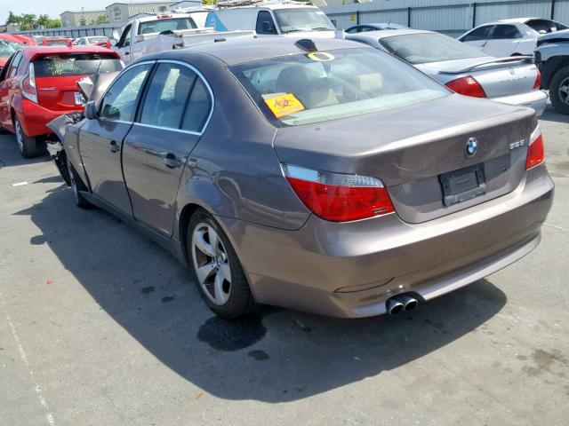 WBANA53535B859776 - 2005 BMW 525 I BROWN photo 3