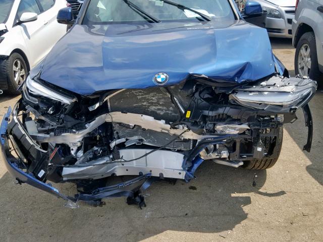 5UXTR9C58JLD67440 - 2018 BMW X3 XDRIVE3 BLUE photo 7