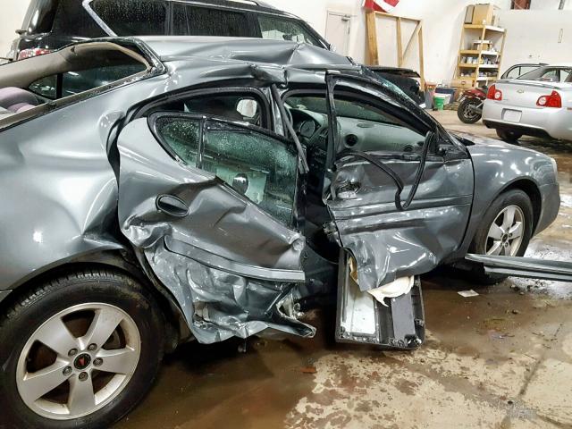 2G2WS522851338603 - 2005 PONTIAC GRAND PRIX GRAY photo 9