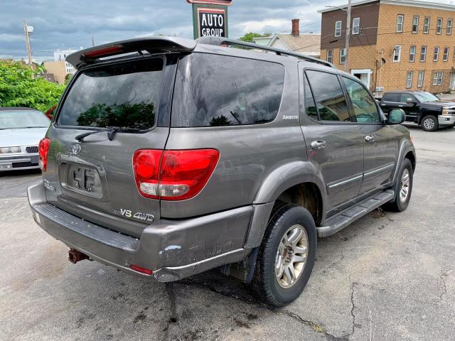 5TDBT48A95S234839 - 2005 TOYOTA SEQUOIA LI GRAY photo 4