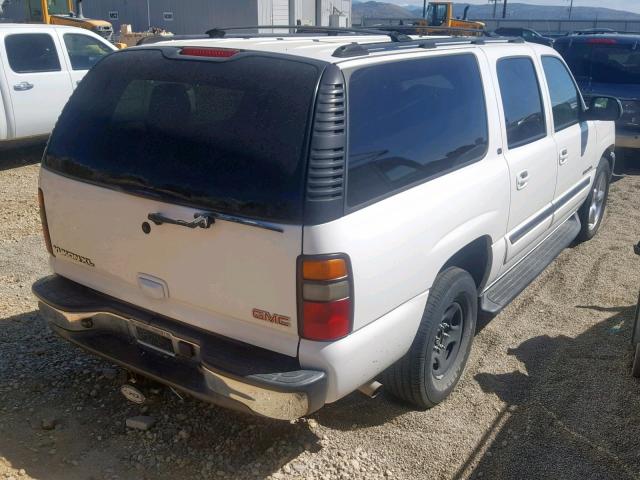 3GKEC16T74G145837 - 2004 GMC YUKON XL C WHITE photo 4