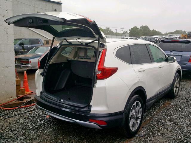 2HKRW2H88JH652526 - 2018 HONDA CR-V EXL WHITE photo 4