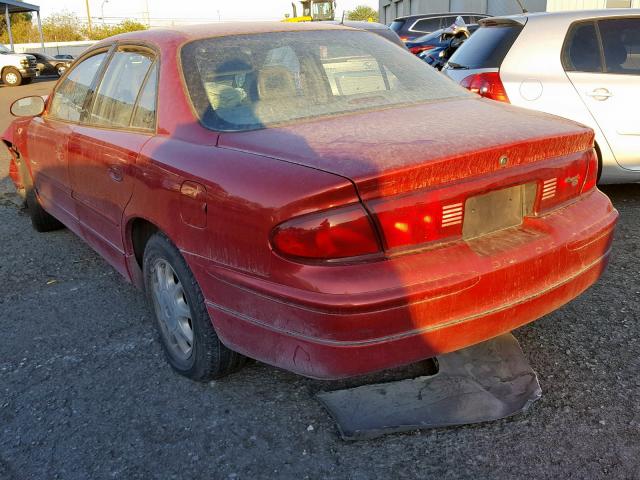 2G4WB52K9W1605501 - 1998 BUICK REGAL LS RED photo 3