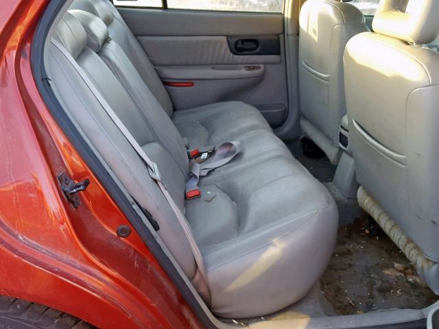 2G4WB52K9W1605501 - 1998 BUICK REGAL LS RED photo 6