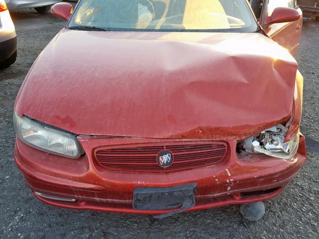 2G4WB52K9W1605501 - 1998 BUICK REGAL LS RED photo 7