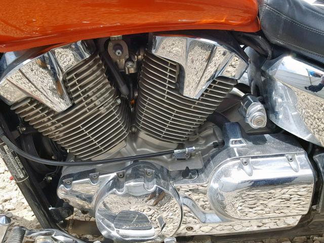 1HFSC52003A007481 - 2003 HONDA VT1300 S ORANGE photo 7