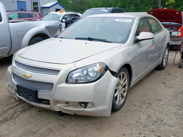 1G1ZE5E11BF164129 - 2011 CHEVROLET MALIBU LTZ 金色 照片 2