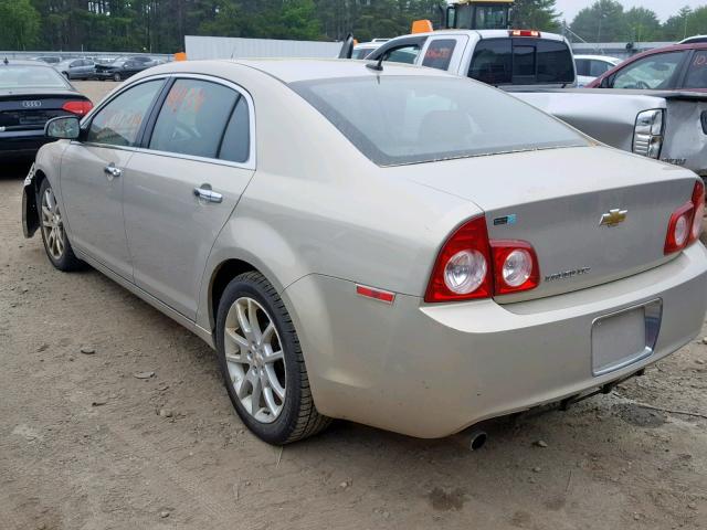 1G1ZE5E11BF164129 - 2011 CHEVROLET MALIBU LTZ 金色 照片 3