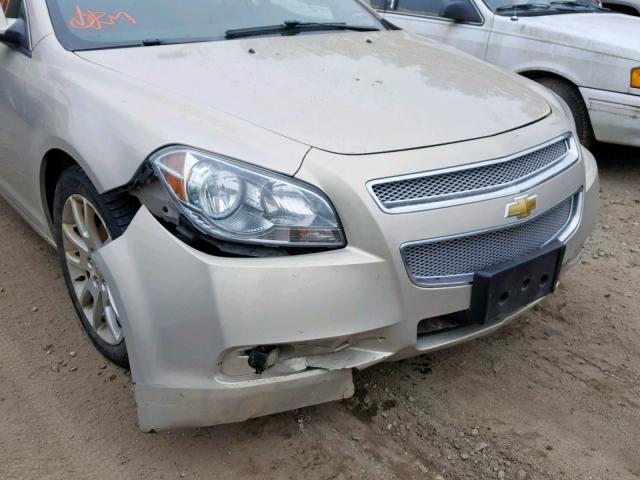 1G1ZE5E11BF164129 - 2011 CHEVROLET MALIBU LTZ 金色 照片 9
