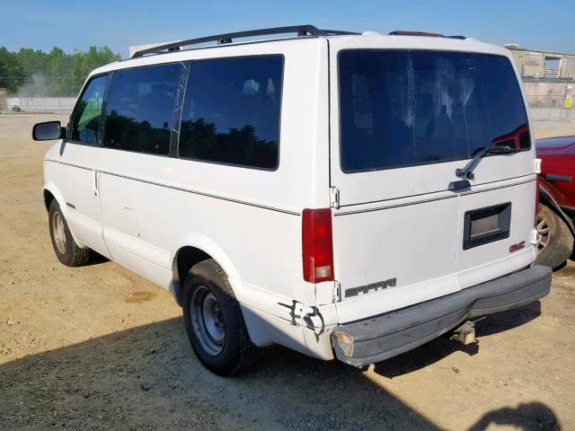 1GKDM19WXYB542620 - 2000 GMC SAFARI XT WHITE photo 3