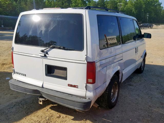 1GKDM19WXYB542620 - 2000 GMC SAFARI XT WHITE photo 4