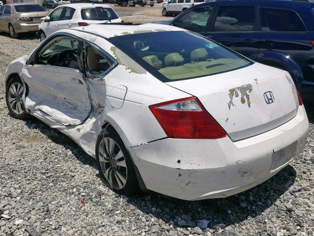 1HGCS12879A021808 - 2009 HONDA ACCORD EXL WHITE photo 3