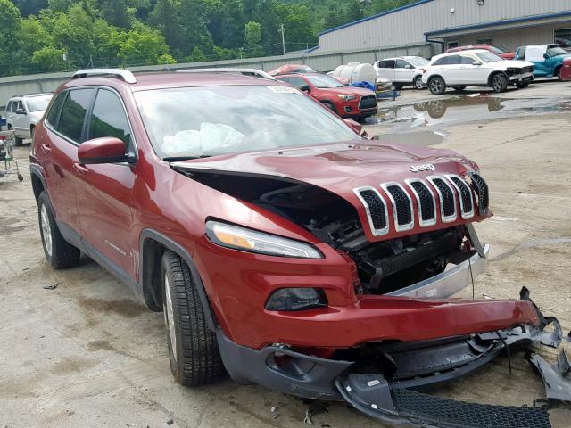 1C4PJMCS6FW540927 - 2015 JEEP CHEROKEE L RED photo 1