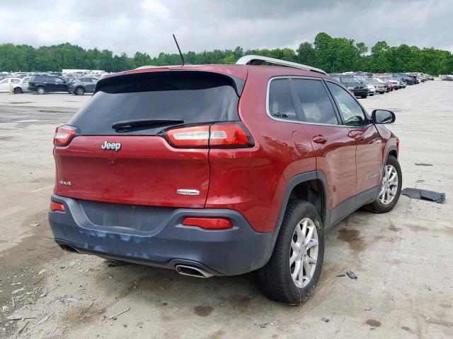 1C4PJMCS6FW540927 - 2015 JEEP CHEROKEE L RED photo 4