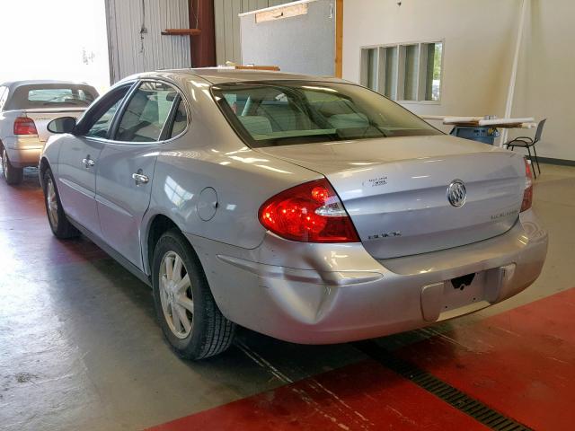 2G4WC532651349084 - 2005 BUICK LACROSSE C BLUE photo 3