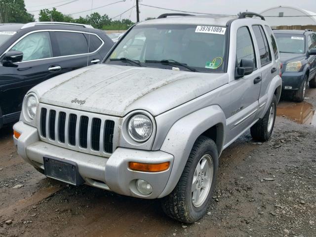 1J8GL58K63W557594 - 2003 JEEP LIBERTY LI SILVER photo 2