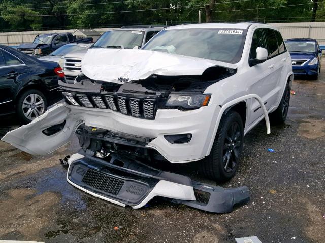 1C4RJEAG9JC281244 - 2018 JEEP GRAND CHER WHITE photo 2