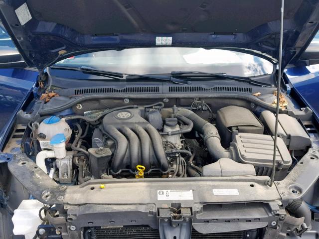 3VW2K7AJ8EM218000 - 2014 VOLKSWAGEN JETTA BASE BLUE photo 7