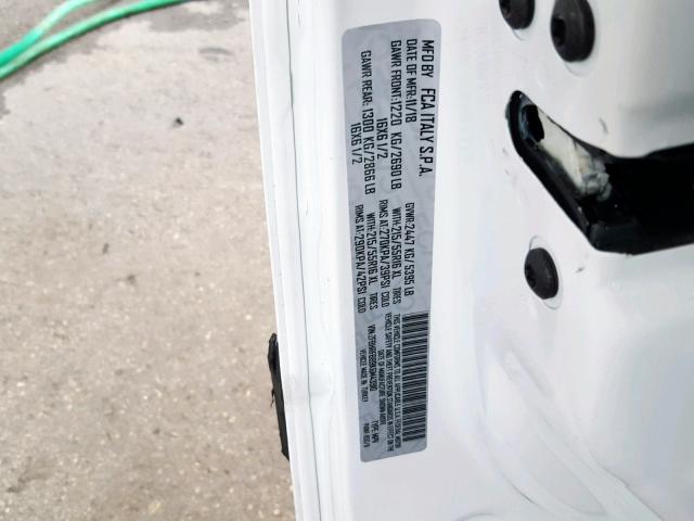 ZFBHRFBB9K6M43910 - 2019 RAM PROMASTER 白色 照片 10