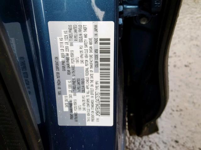 JM3KFBCM8J0473767 - 2018 MAZDA CX-5 TOURI BLUE photo 10