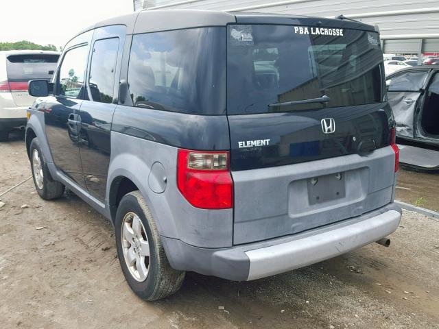 5J6YH28533L028086 - 2003 HONDA ELEMENT EX BLACK photo 3