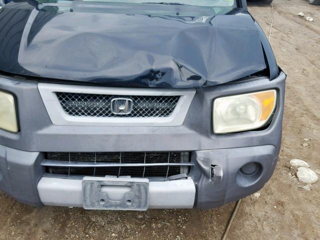 5J6YH28533L028086 - 2003 HONDA ELEMENT EX BLACK photo 9