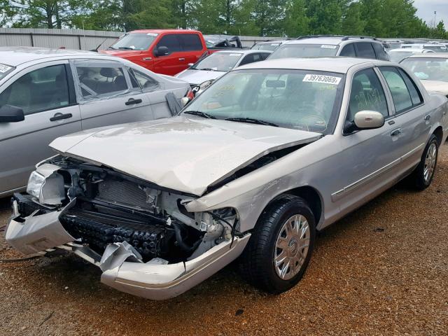 2MEFM74V97X621678 - 2007 MERCURY GRAND MARQ SILVER photo 2