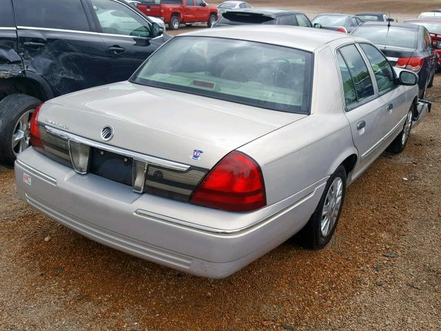 2MEFM74V97X621678 - 2007 MERCURY GRAND MARQ SILVER photo 4