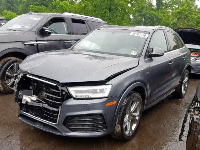 WA1GCCFSXHR004123 - 2017 AUDI Q3 PRESTIG GRAY photo 2