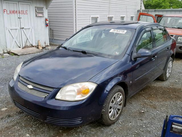 1G1AL58F487149623 - 2008 CHEVROLET COBALT LT BLUE photo 2