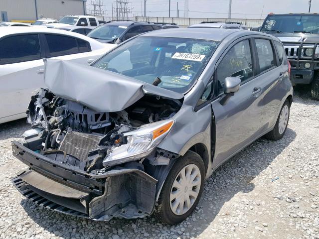 3N1CE2CPXFL420642 - 2015 NISSAN VERSA NOTE GRAY photo 2