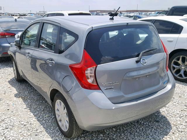 3N1CE2CPXFL420642 - 2015 NISSAN VERSA NOTE GRAY photo 3