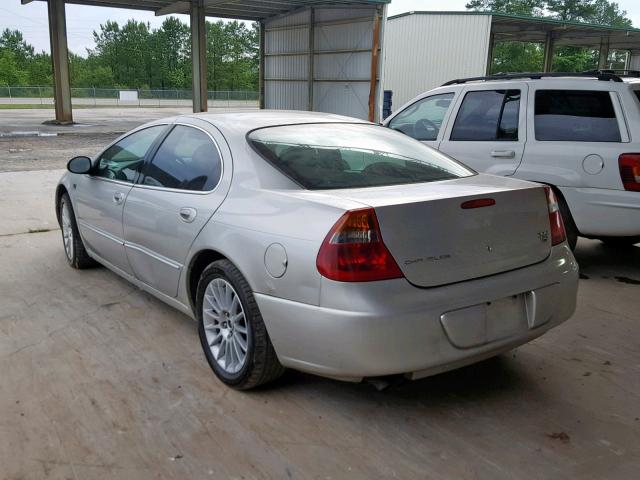 2C3HE66G74H604128 - 2004 CHRYSLER 300M GRAY photo 3