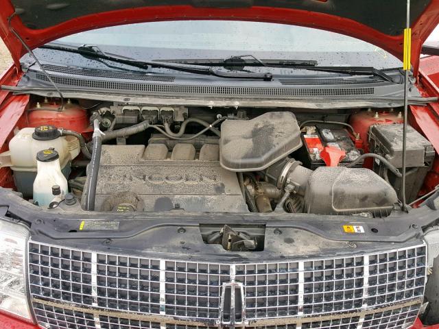 2LMDJ6JC9ABJ34984 - 2010 LINCOLN MKX RED photo 7