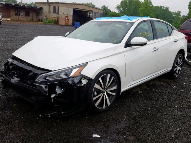 1N4BL4FW0KC146408 - 2019 NISSAN ALTIMA PLA WHITE photo 2