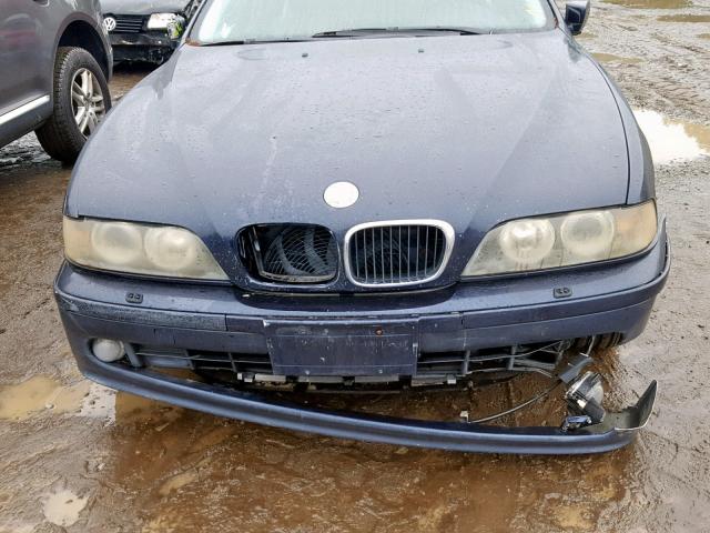 WBADT434X1GX25321 - 2001 BMW 525 I AUTO BLUE photo 7