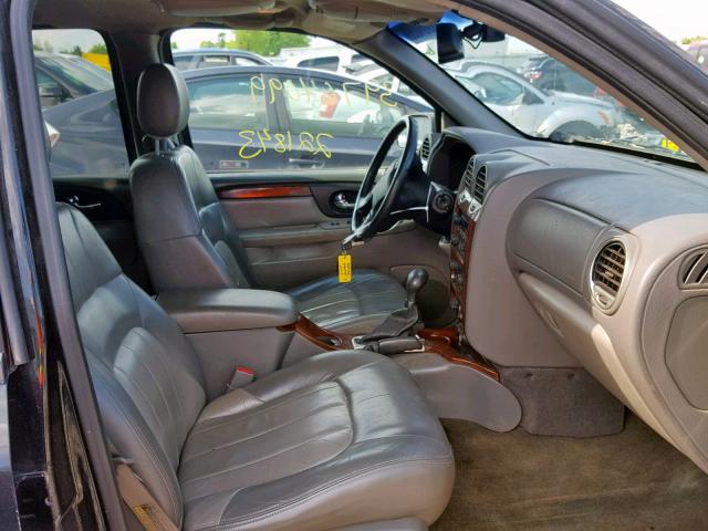 1GKDT13S532410639 - 2003 GMC ENVOY BLACK photo 5