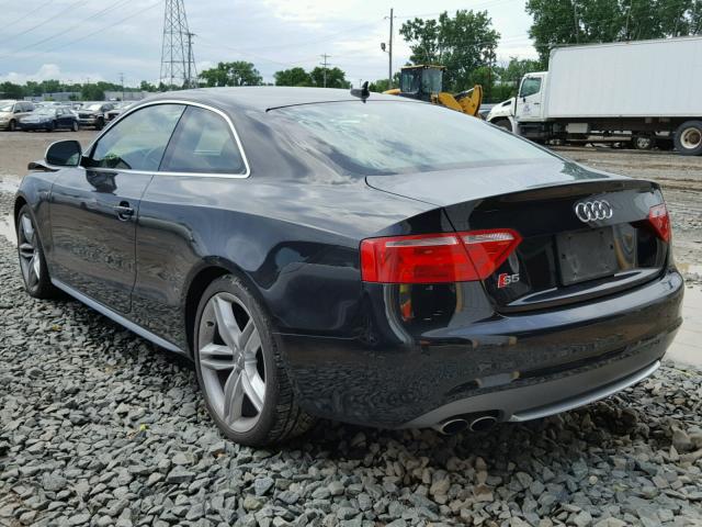 WAURV78T19A037868 - 2009 AUDI S5 QUATTRO BLACK photo 3